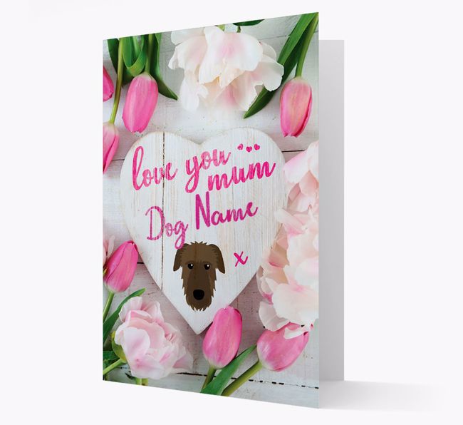 'Love You Mum' - Personalised {breedFullName} Card